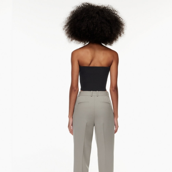 NWOT aritzia babaton sculpt knit tube top white M - Picture 3 of 8